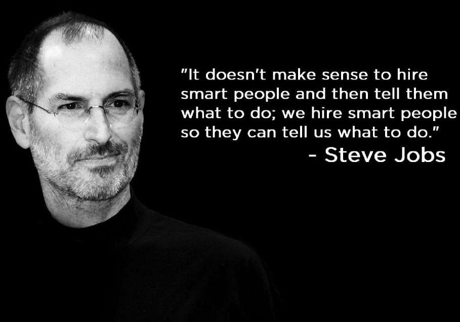 Steve Jobs quotes about smart people
